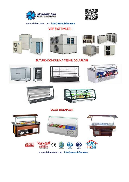 VRF-SÜTLÜK-DONDURMA-TEŞHİR-SALAT DOLAPLARI